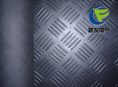 黑色防滑絕緣橡膠墊